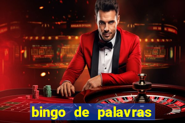 bingo de palavras cha de bebe